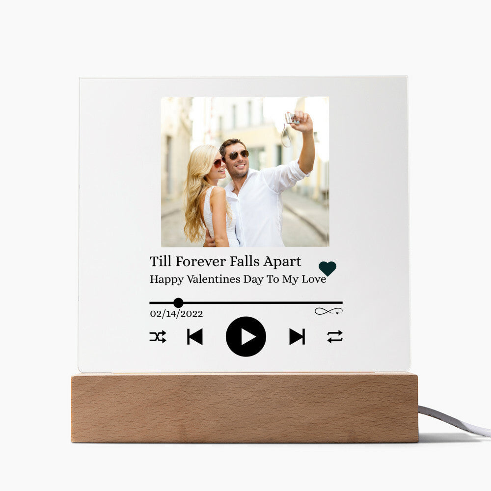 Personalized Photo and Song Acrylic Plaque
