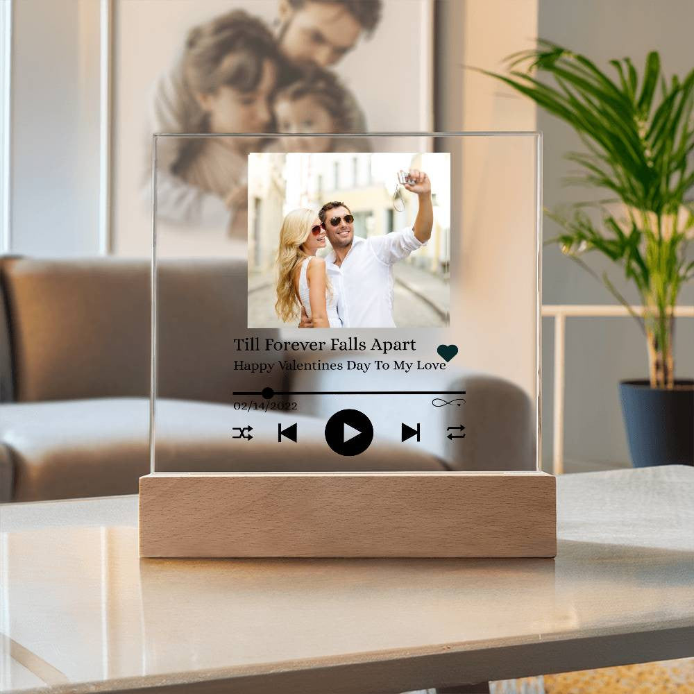 Personalized Photo and Song Acrylic Plaque