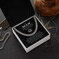 To My Man, Cuban Link Chain, Gift for Husband