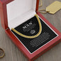 To My Man, Cuban Link Chain, Gift for Husband