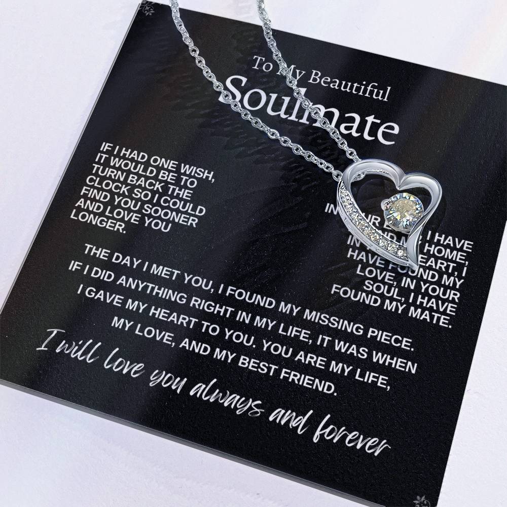 To My Beautiful Soulmate - Forever Love Neclace