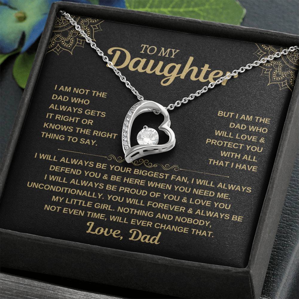 To My Daughter - Forever Love Necklace