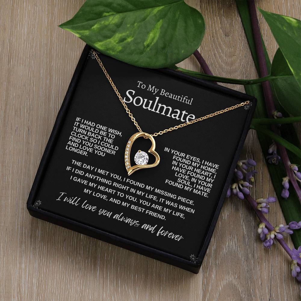 To My Beautiful Soulmate - Forever Love Neclace