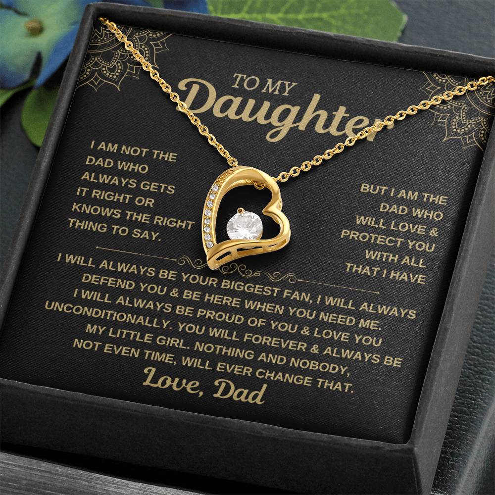 To My Daughter - Forever Love Necklace