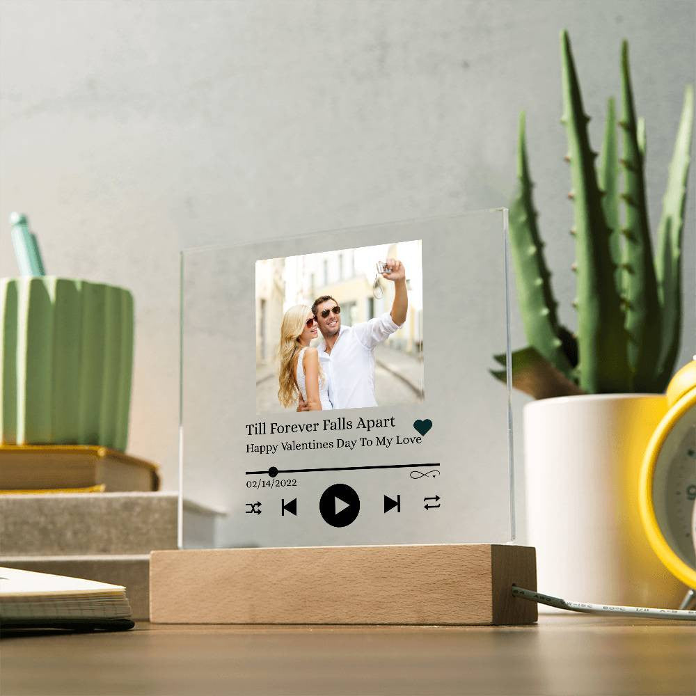 Personalized Photo and Song Acrylic Plaque
