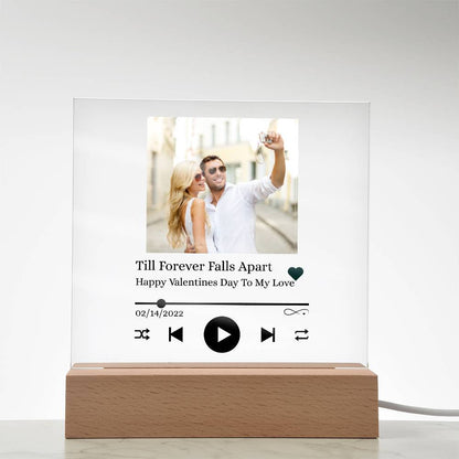 Personalized Photo and Song Acrylic Plaque