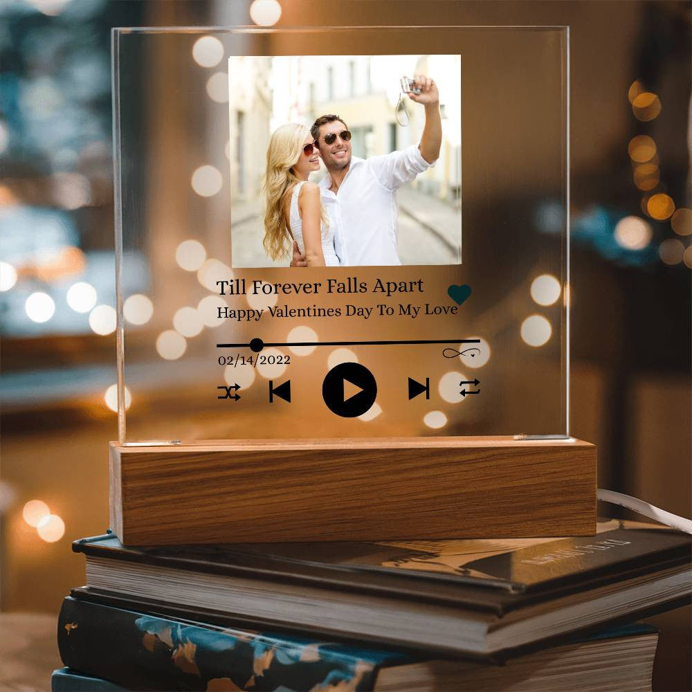 Personalized Photo and Song Acrylic Plaque