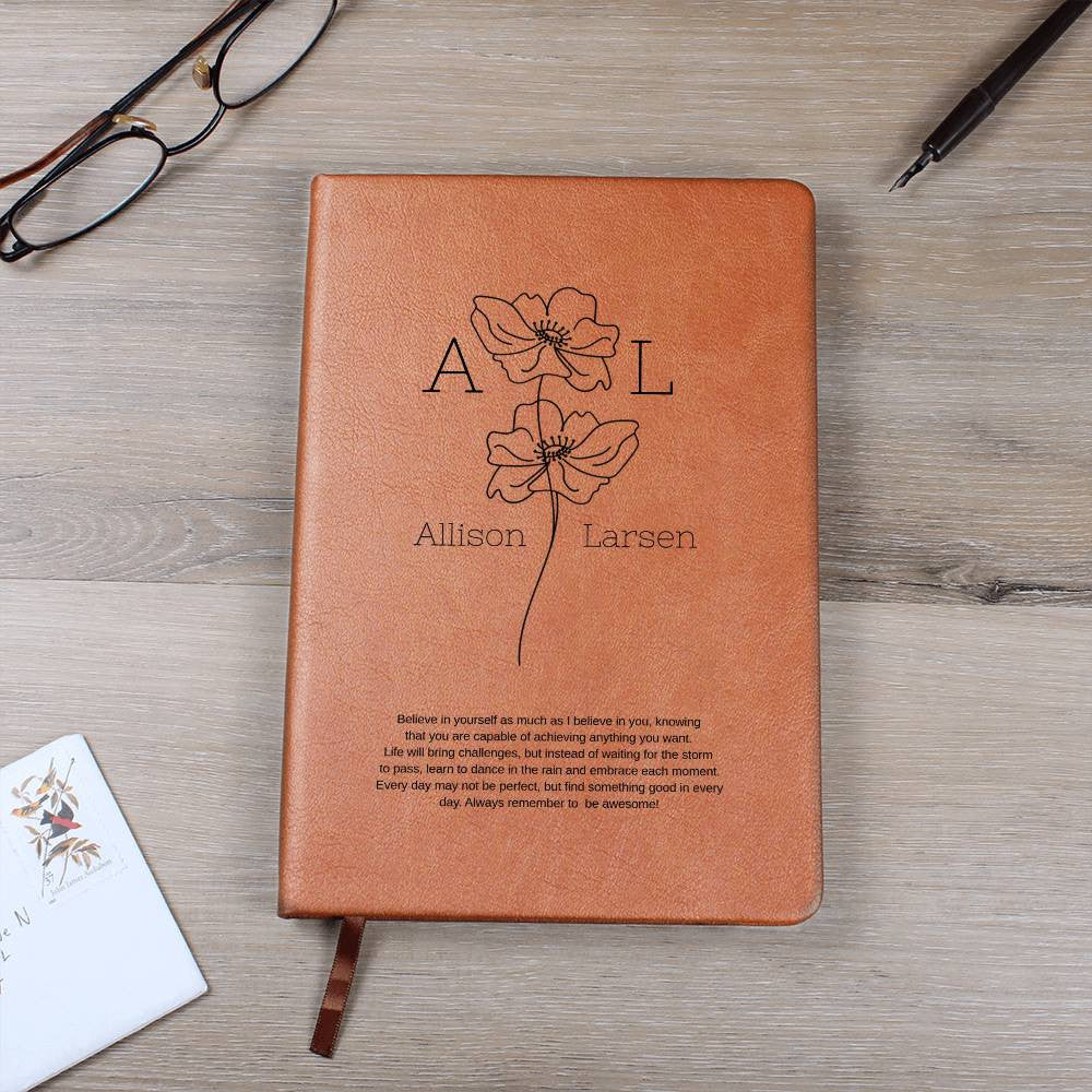 Personalized Leather Journal / Graduation Gift