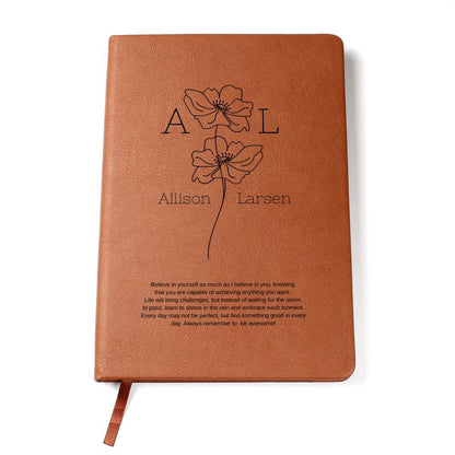 Personalized Leather Journal / Graduation Gift