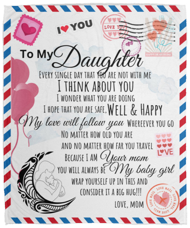 DAUGHTER BLANKET - DAUGHTER GIFT