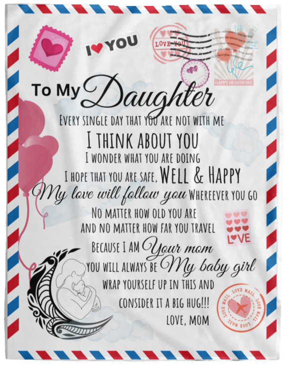 DAUGHTER BLANKET - DAUGHTER GIFT