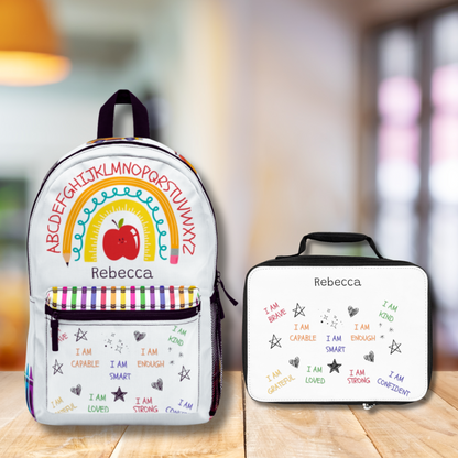 Personalized Kids School Backpack/Lunch Bag Combo