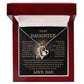 To My Daughter - Love Dad - Forever Love Necklace