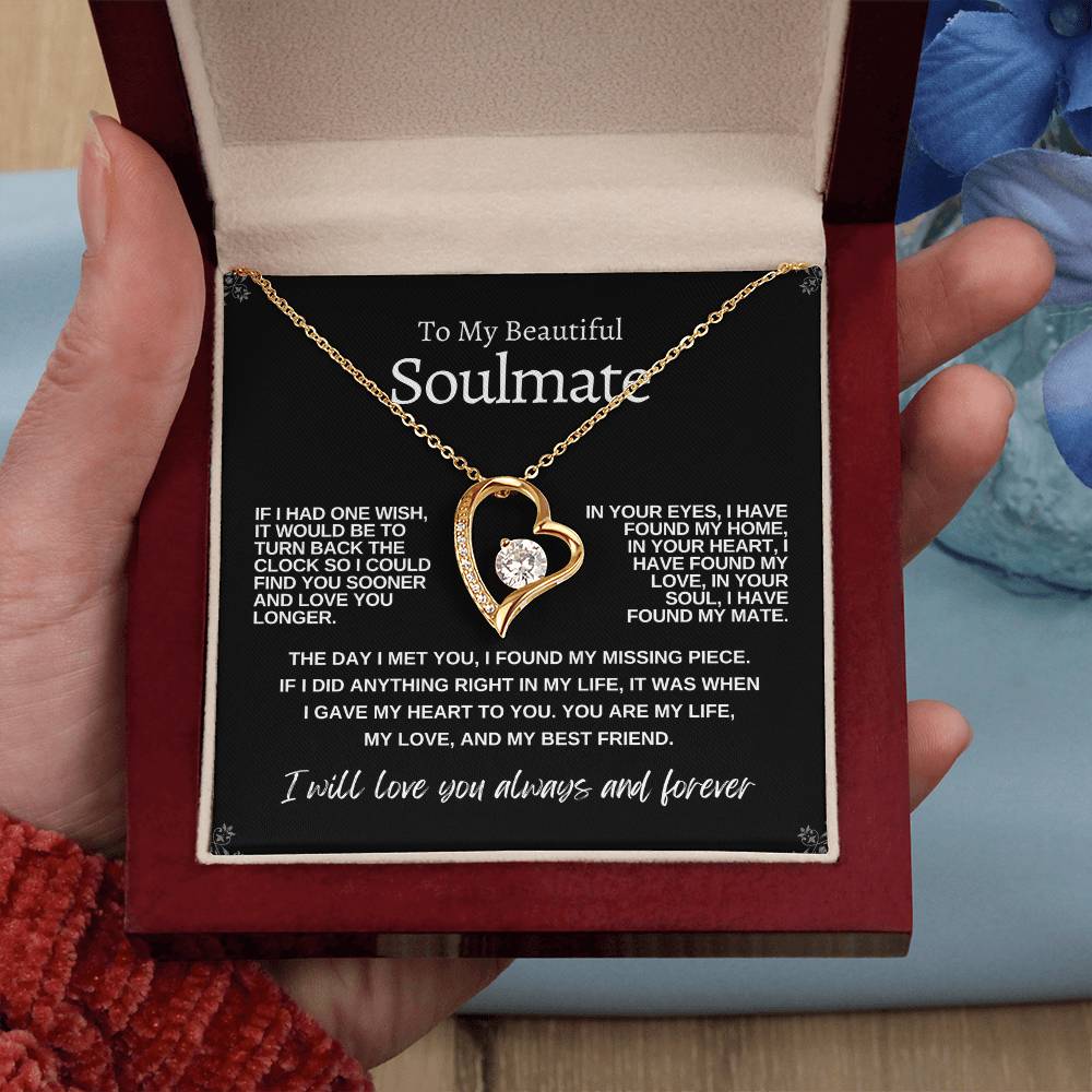 To My Beautiful Soulmate - Forever Love Neclace