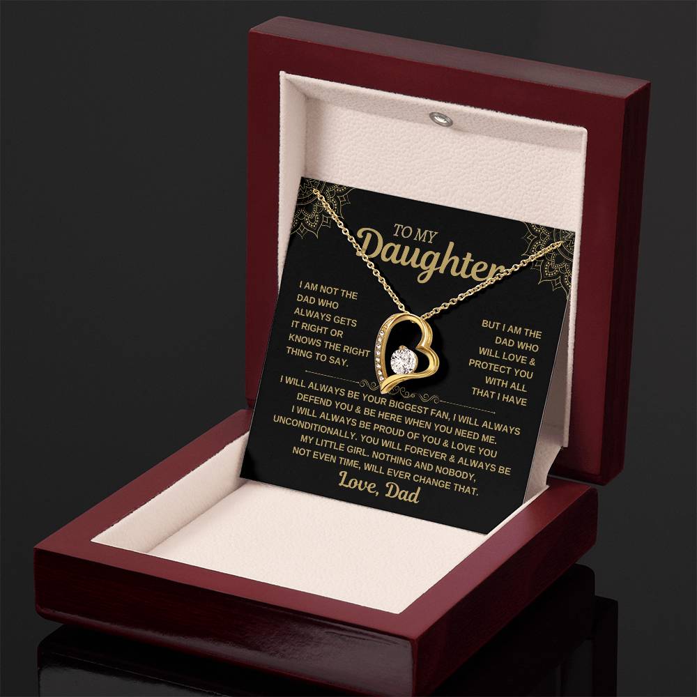 To My Daughter - Forever Love Necklace