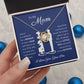 To My Mom - Love Your Son - Love Knot Necklace