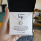 To My Smokin' Hot Wife, Love Knot Necklace, To my Wife