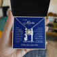 To My Mom - Love Your Son - Love Knot Necklace