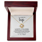 To My Smokin' Hot Wife, Love Knot Necklace, To my Wife