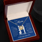 To My Mom - Love Your Son - Love Knot Necklace