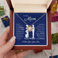 To My Mom - Love Your Son - Love Knot Necklace