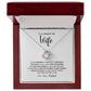 To My Smokin' Hot Wife, Love Knot Necklace, To my Wife