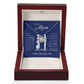 To My Mom - Love Your Son - Love Knot Necklace