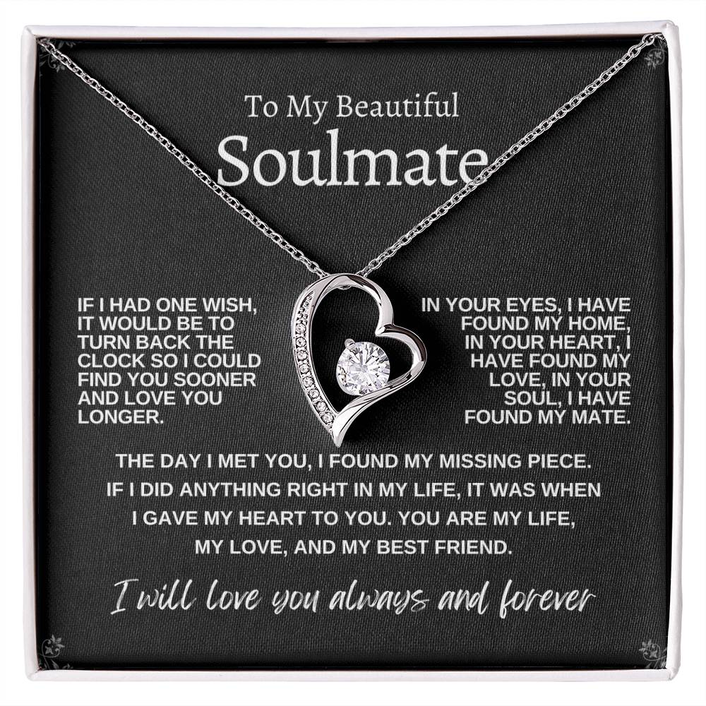 To My Beautiful Soulmate - Forever Love Neclace