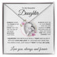 To My Beautiful Daughter, Forever Love Necklace