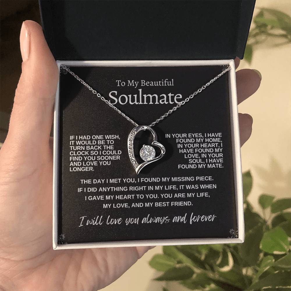 To My Beautiful Soulmate - Forever Love Neclace