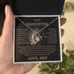 To My Daughter - Love Dad - Forever Love Necklace