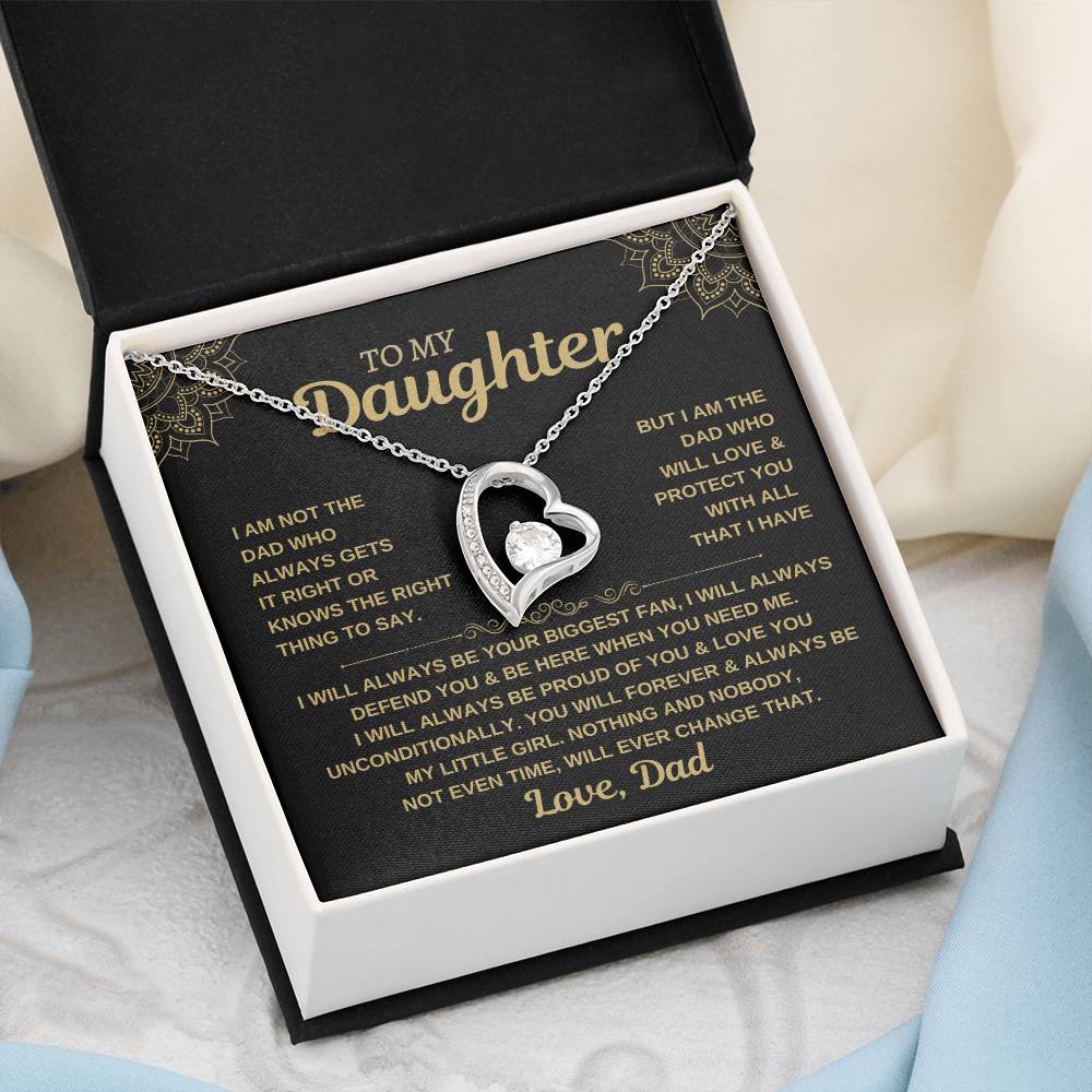 To My Daughter - Forever Love Necklace