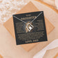 To My Daughter - Love Dad - Forever Love Necklace
