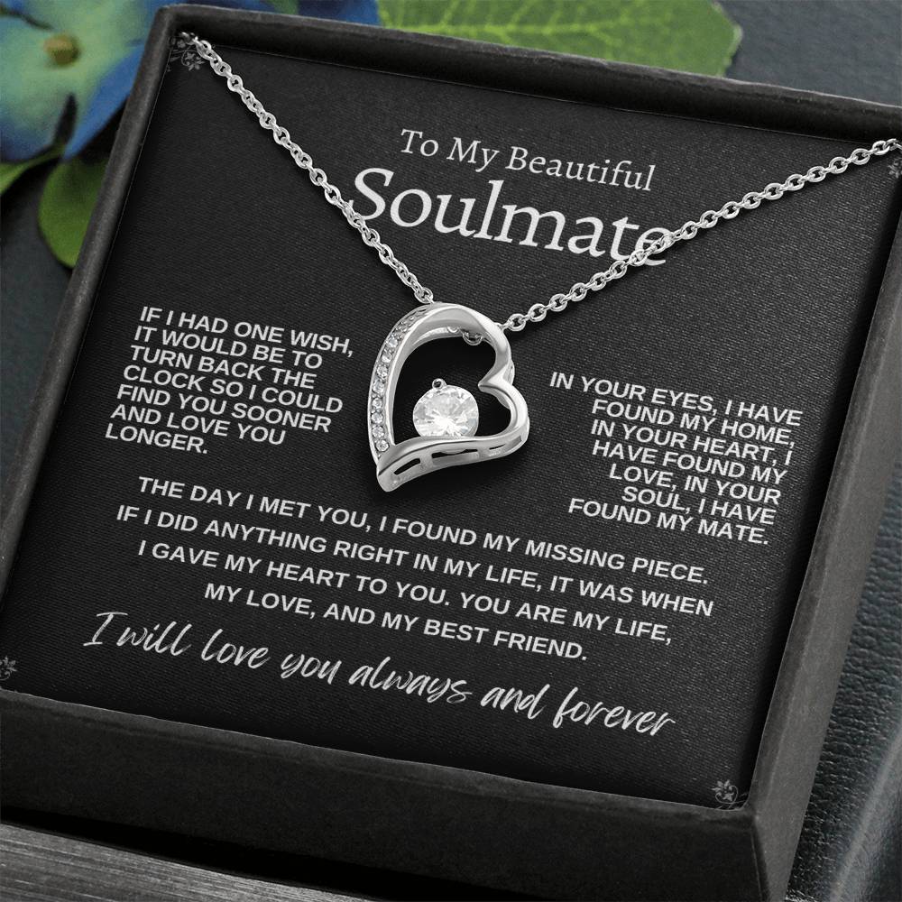 To My Beautiful Soulmate - Forever Love Neclace