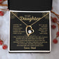 To My Daughter - Forever Love Necklace